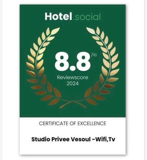 Studio Privee Vesoul -Wifi,Tv,Clim,Parking Gratuit Ngoại thất bức ảnh